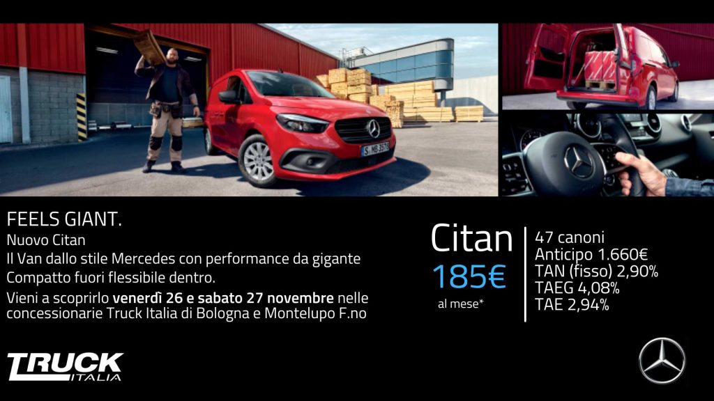 Nuovo mercedes citan in promo