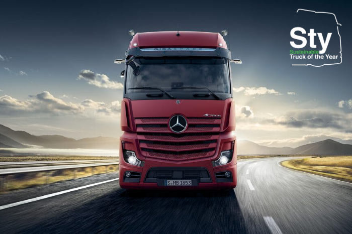 Nuovo Mercedes-Benz Actros premiato al Sustainable Truck of the Year 2020