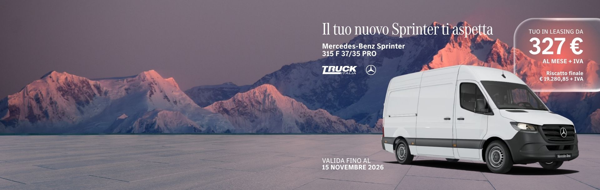 Mercedes-Benz Sprinter Banner Home